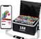 168-Color Dual Tip Alcohol Markers Set – Art Markers for Adults, Painting, Sketching, Drawing with Travel Case & Coloring App